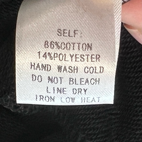 LBLC The Label Rea black elastic waistband high rise sweatpants joggers Size M - Picture 13 of 16